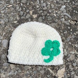 Baby Crochet 4 Leaf Clover toboggan
